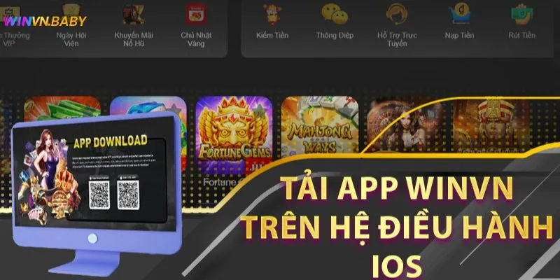 Download app Winvn trên hệ điều hành iOS