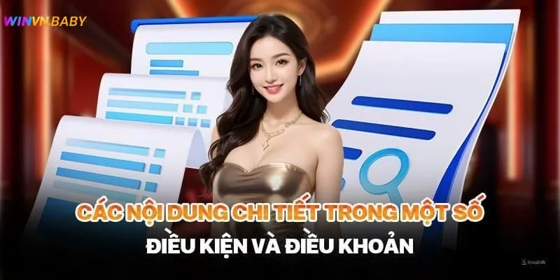 Những dữ liệu cụ thể trong chính sách điều khoản